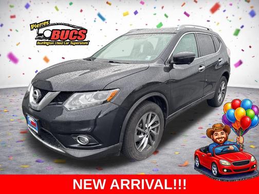 Magnetic Black 2016 Nissan Rogue SL