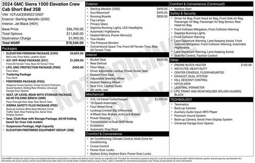 2024 GMC Sierra 1500 Elevation