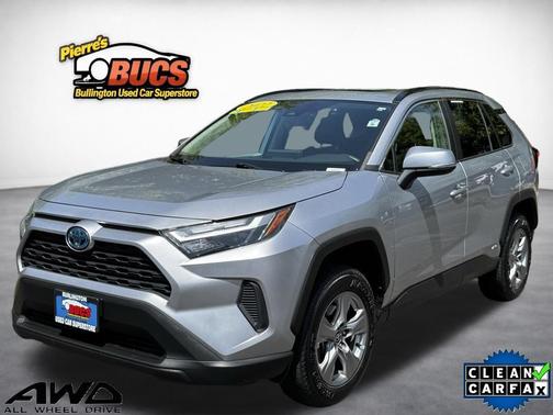 Silver Sky Metallic 2022 Toyota RAV4 Hybrid XLE