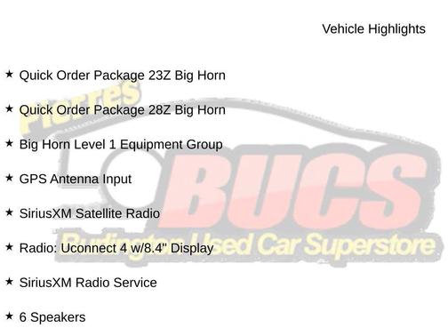 Diamond Black 2021 RAM 1500 Big Horn/Lone Star