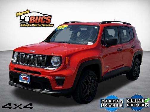 Orange 2021 Jeep Renegade Sport