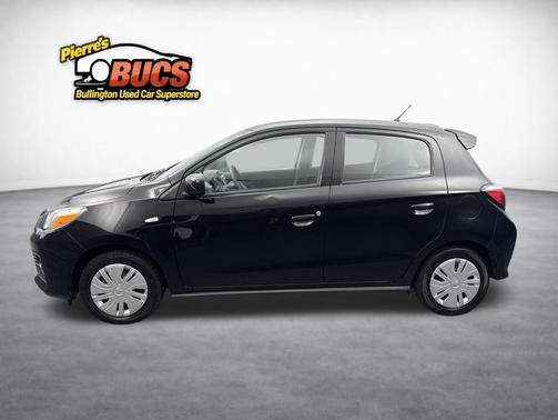 Jet Black Metallic 2024 Mitsubishi Mirage ES
