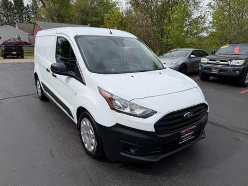 Frozen White 2023 Ford Transit Connect XL Cargo Van