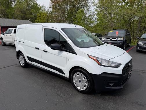 Frozen White 2023 Ford Transit Connect XL Cargo Van