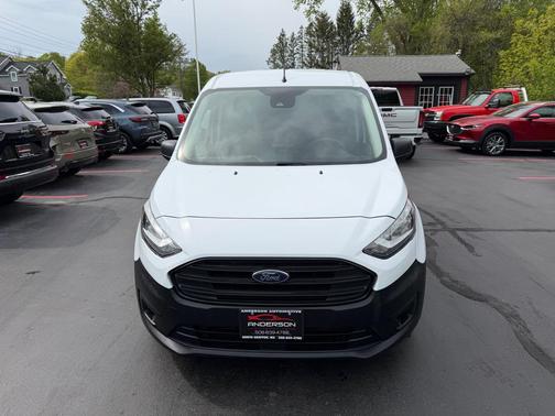 Frozen White 2023 Ford Transit Connect XL Cargo Van