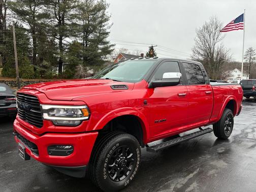 Flame Red Clearcoat 2022 RAM 3500 Laramie Crew Cab 4x4 6'4' Box