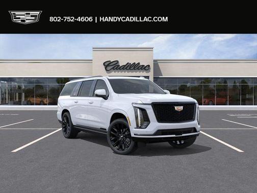 Vibrant White Tricoat 2026 Cadillac Escalade ESV Sport Platinum