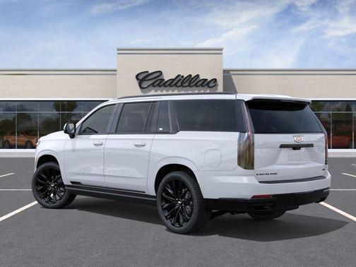 Vibrant White Tricoat 2026 Cadillac Escalade ESV Sport Platinum