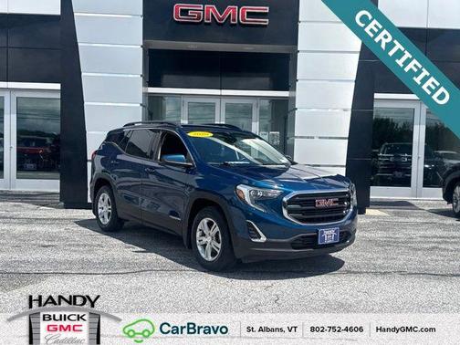 Blue Emerald Metallic 2020 GMC Terrain SLE