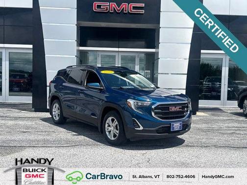 Blue Emerald Metallic 2020 GMC Terrain SLE