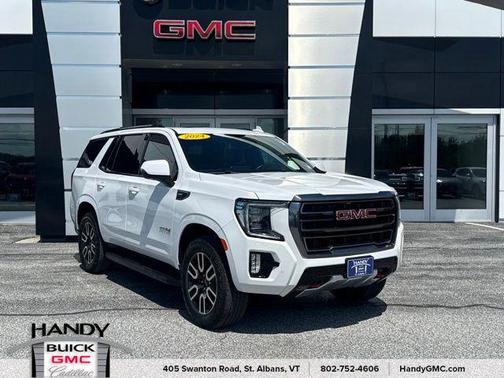 Summit White 2024 GMC Yukon 4WD AT4