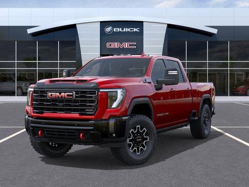 Volcanic Red Tintcoat 2026 GMC Sierra 2500 AT4X