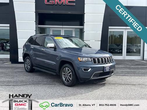Pacific Blue Clearcoat 2021 Jeep Grand Cherokee Limited