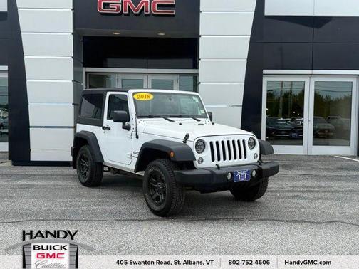 Bright White Clearcoat 2018 Jeep Wrangler JK Sport