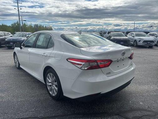 Super White 2019 Toyota Camry LE