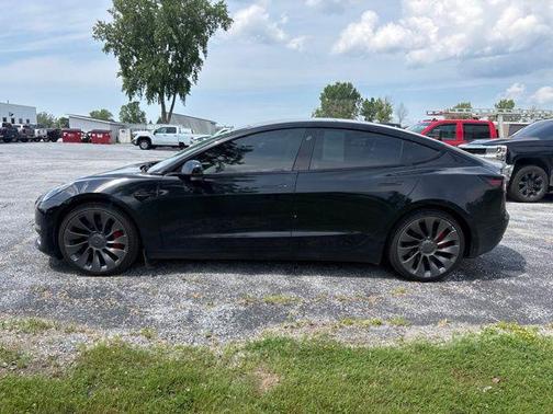 Black 2021 Tesla Model 3 Performance