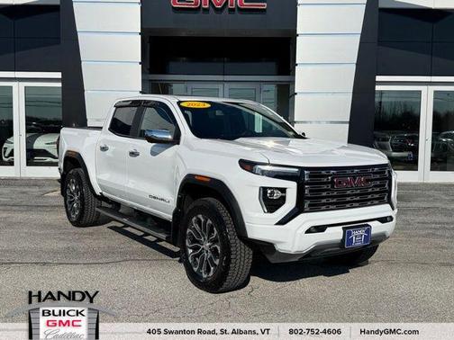Summit White 2023 GMC Canyon Denali