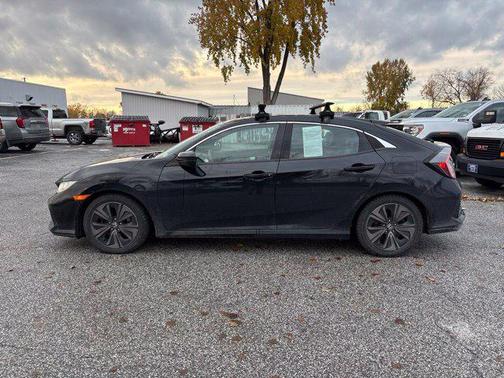 Aegean Blue Metallic 2017 Honda Civic EX-L Navi