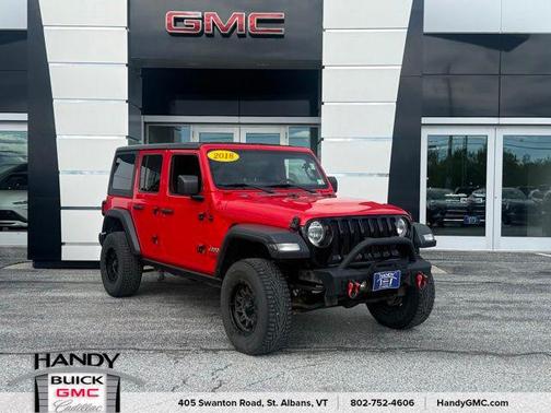 Firecracker Red Clearcoat 2018 Jeep Wrangler Unlimited Sport