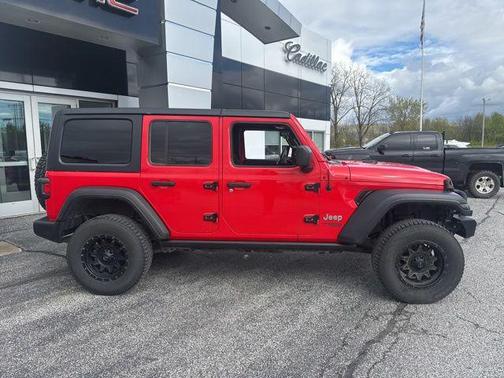Firecracker Red Clearcoat 2018 Jeep Wrangler Unlimited Sport