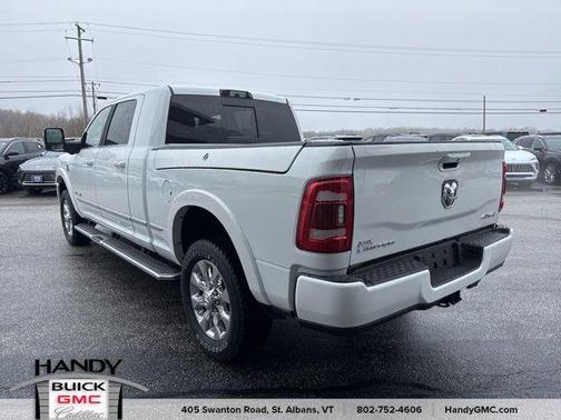 Bright White Clearcoat 2024 RAM 2500 Limited Mega Cab 4x4 6'4' Box