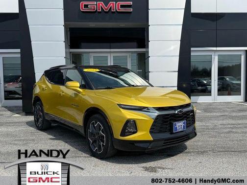 Nitro Yellow Metallic 2022 Chevrolet Blazer RS