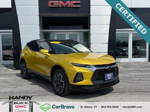 Nitro Yellow Metallic 2022 Chevrolet Blazer RS