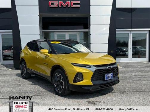 Nitro Yellow Metallic 2022 Chevrolet Blazer RS