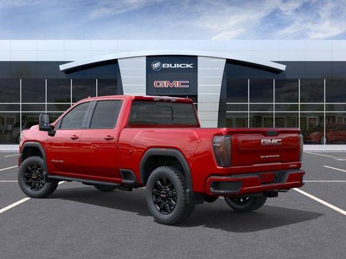 Volcanic Red Tintcoat 2026 GMC Sierra 3500 AT4