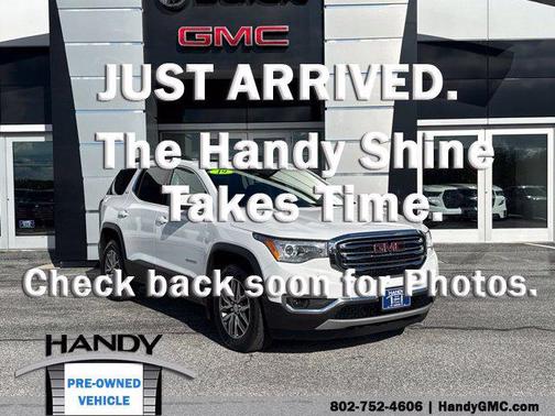 Summit White 2019 GMC Acadia SLE-2