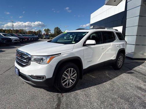 Summit White 2019 GMC Acadia SLE-2