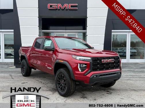 Volcanic Red Tintcoat 2026 GMC Canyon Elevation