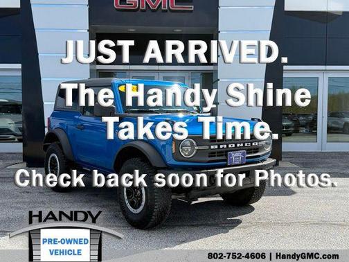 Velocity Blue Metallic 2024 Ford Bronco Black Diamond