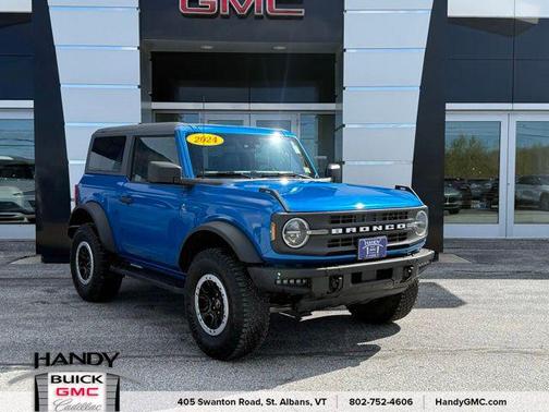 Velocity Blue Metallic 2024 Ford Bronco Black Diamond