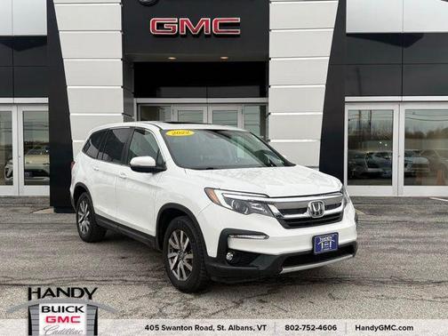 Platinum White Pearl 2022 Honda Pilot AWD EX-L
