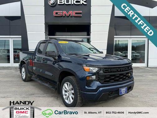 Northsky Blue Metallic 2022 Chevrolet Silverado 1500 Custom