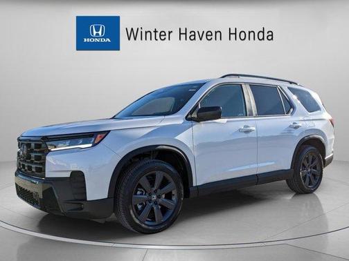 Platinum White Pearl 2026 Honda Pilot Sport