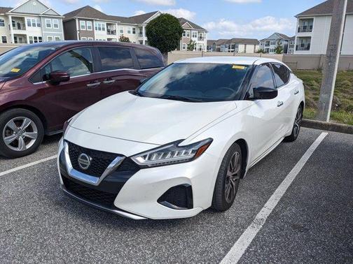 White 2020 Nissan Maxima 3.5 S