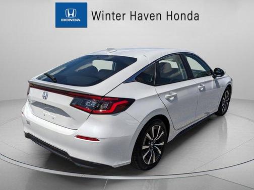 Platinum White Pearl 2024 Honda Civic EX-L