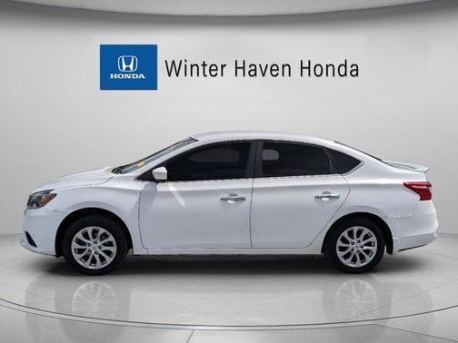 Cloud White 2018 Nissan Sentra SV