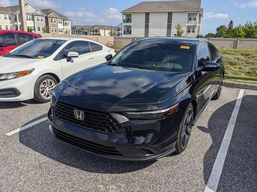 Crystal Black Pearl 2024 Honda Accord Hybrid Sport