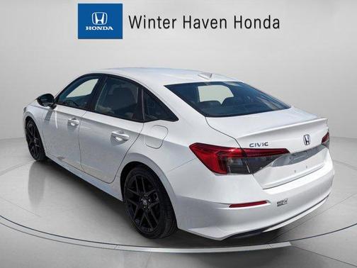 Platinum White 2024 Honda Civic Sport