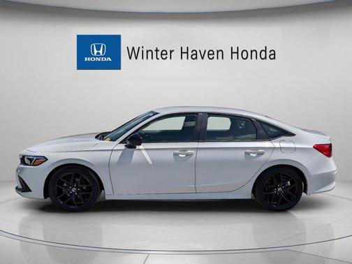 Platinum White 2024 Honda Civic Sport