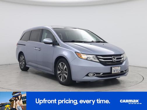 Blue 2014 Honda Odyssey Touring