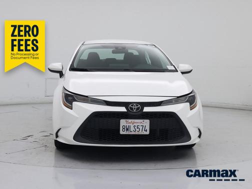 White 2021 Toyota Corolla LE