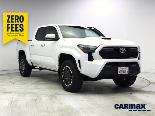 White 2025 Toyota Tacoma TRD Sport