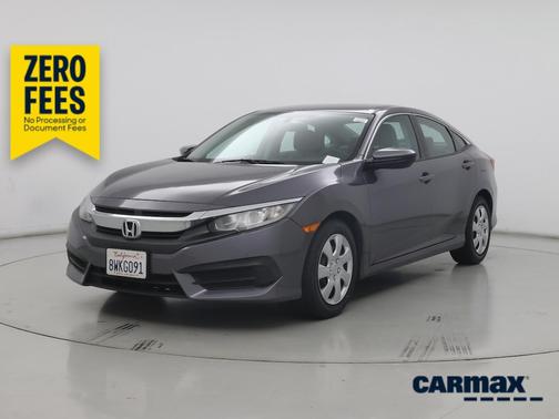 Gray 2018 Honda Civic LX