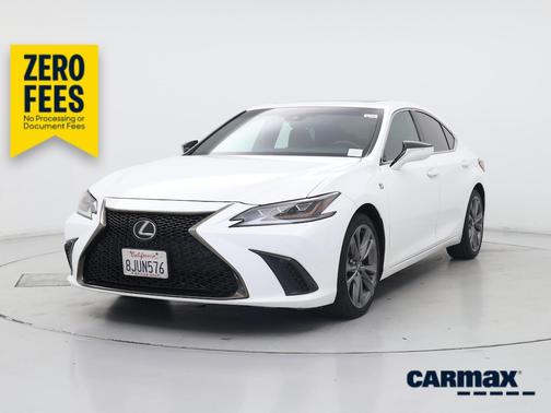 White 2019 Lexus ES 350 F-Sport
