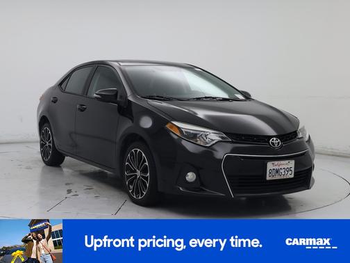 Black 2014 Toyota Corolla S