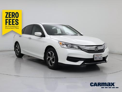 White 2017 Honda Accord LX